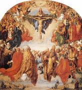 Albrecht Durer The Adoration of the Trinity oil painting